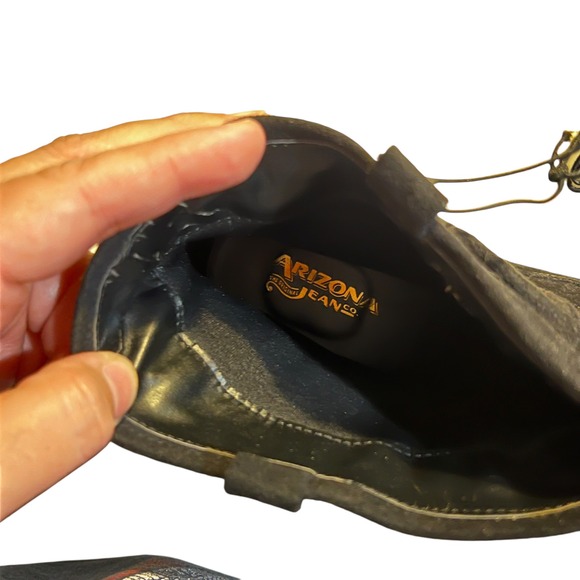 Arizona Jean Co. Faux Suede Slouch Ankle Booties Women's Size 9.5 NWOT Casual - Picture 7 of 8